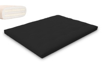 Materac 160x200 naturalny z lateksem - Futon Pascall Slim Duo Latex Czarny