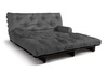 Sofa rozkładana 180x200 - Slim Comfort Black - Pascall Futon Szary