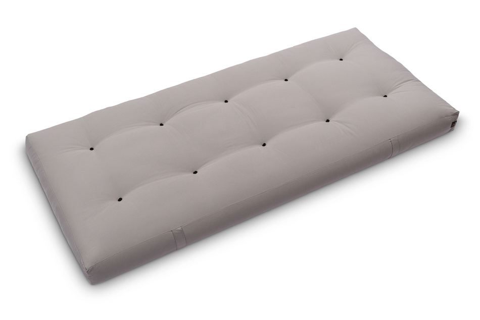 Materac 90x200 naturalny z lateksem i 2x kokosem - Futon Pascall Comfort Relax Hard Szary