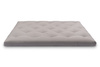 Materac 160x200 naturalny z lateksem - Futon Pascall Slim Duo Latex Szary