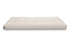 Materac 90x200 naturalny z lateksem - Futon Pascall Comfort Trio Latex Wool Ecru