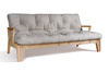 Sofa rozkładana 200 cm - Sakura - Pascall Futon Gołębi Popiel
