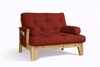 Fotel Sakura - Pascall Futon Ceglany