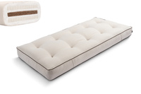 Materac 90x200 naturalny z kokosem i 2x lateks - Futon Pascall Comfort Relax Kedro Len