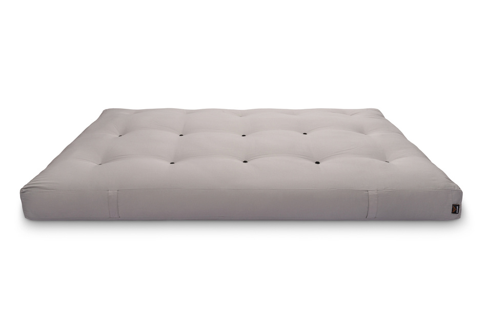 Materac 140x200 naturalny z lateksem i 2x kokosem - Futon Pascall Comfort Relax Hard Szary