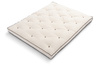 Materac 160x200 naturalny z lateksem - Futon Pascall Slim Duo Latex Kedro Ecru