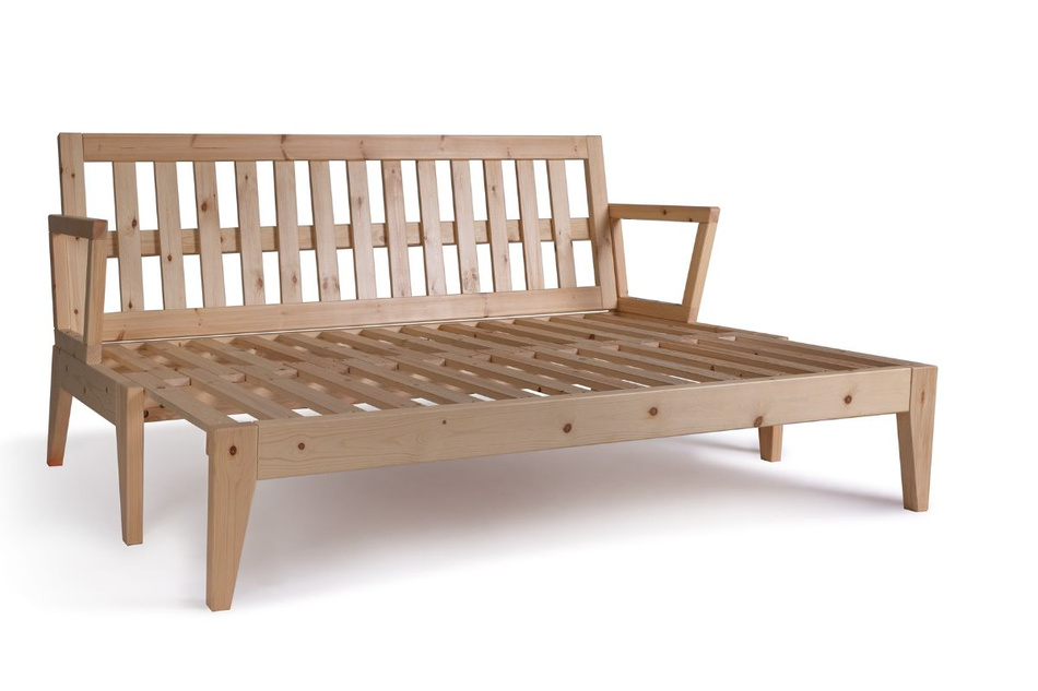 Sofa rozkładana 200 cm - Sakura - Pascall Futon Ecru