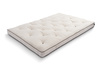 Materac 140x200 naturalny z lateksem - Futon Pascall Slim Duo Latex Kedro Len