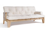 Sofa rozkładana 200 cm - Sakura - Pascall Futon Ecru