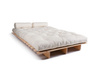 Sofa rozkładana 120x200 - Slim Exclusive Classic - Pascall Futon Ecru