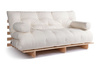 Sofa rozkładana 180x200 - Slim Exclusive Classic - Pascall Futon Ecru