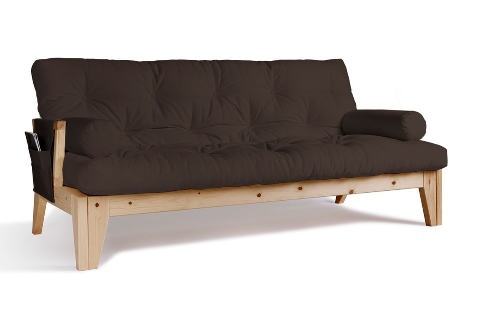 Sofa rozkładana 200 cm - Sakura - Pascall Futon Brązowy