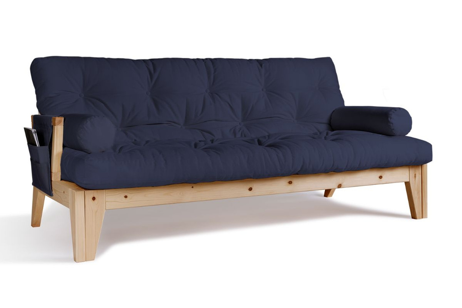 Sofa rozkładana 200 cm - Sakura - Pascall Futon Granatowy