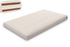 Materac 120x200 naturalny z lateksem i 2x kokosem - Futon Pascall Comfort Relax Hard Ecru
