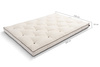 Materac 140x200 naturalny z lateksem - Futon Pascall Slim Duo Latex Kedro Ecru