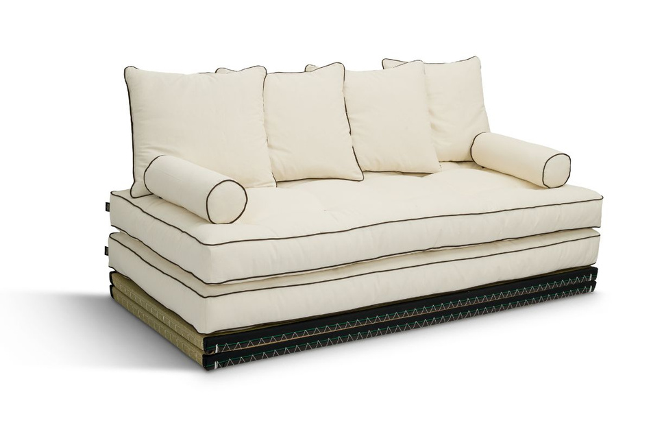 Sofa Tatami Medium Coco Kedro 100x200 - Pascall Futon Ecru