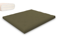 Materac 180x200 naturalny z lateksem - Futon Pascall Slim Duo Latex Khaki