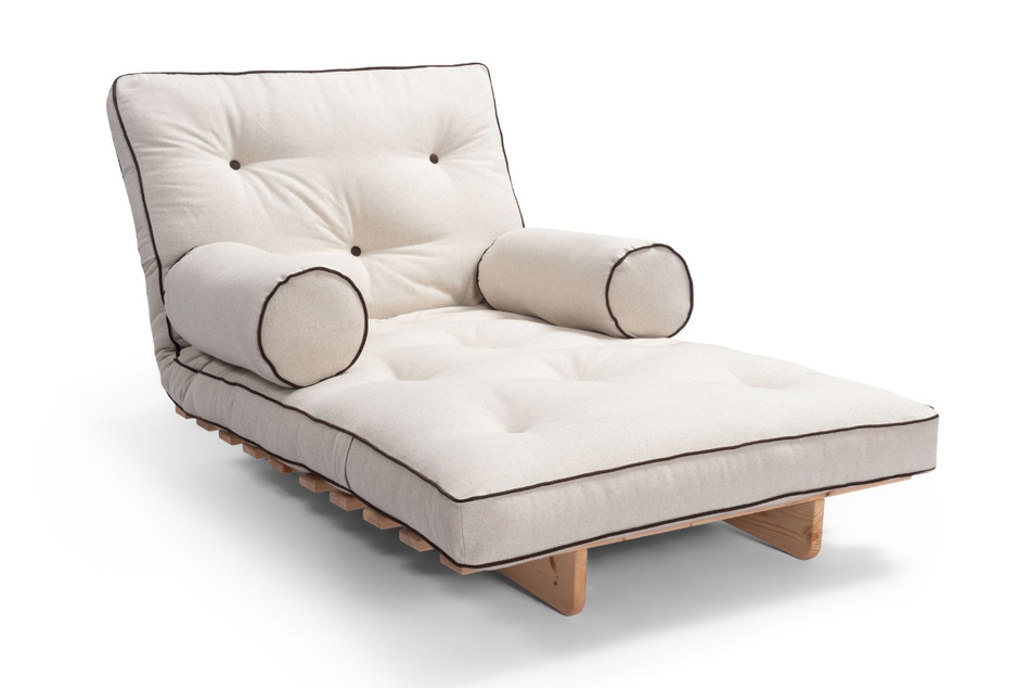 Sofa rozkładana 90x200 - Slim Exclusive Kedro Classic  - Pascall Futon Len