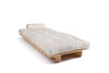 Sofa rozkładana 90x200 - Slim Exclusive Classic - Pascall Futon Ecru