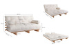 Sofa ogrodowa 180x200 rozkładana - Freedom Classic - Pascall Futon Piedra