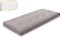 Materac 90x200 naturalny - Futon Pascall Comfort Natural Szary