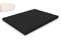 Materac 160x200 naturalny - Futon Pascall Slim Natural Czarny