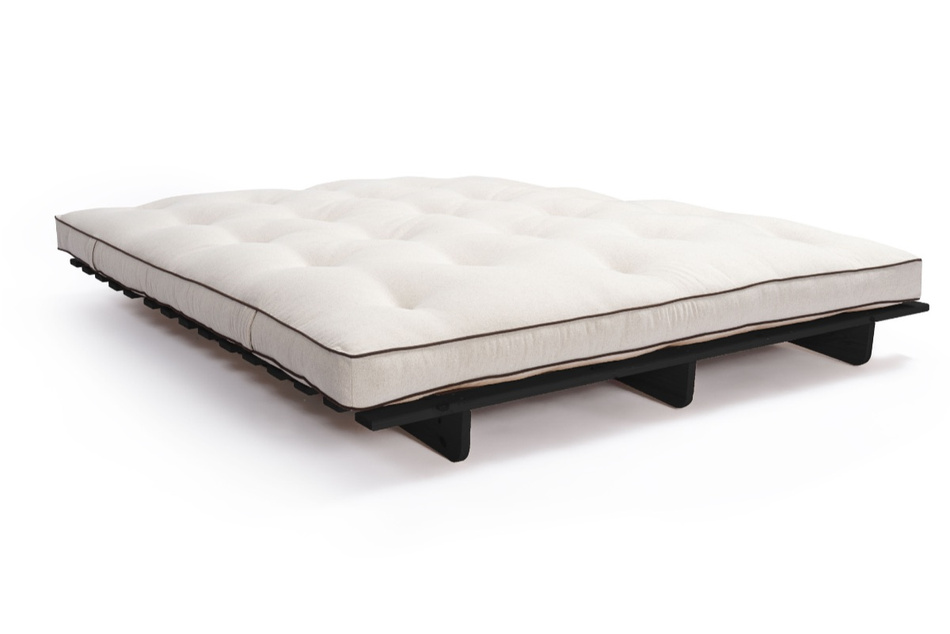 Sofa rozkładana 180x200 - Slim Exclusive Kedro Black  - Pascall Futon Len