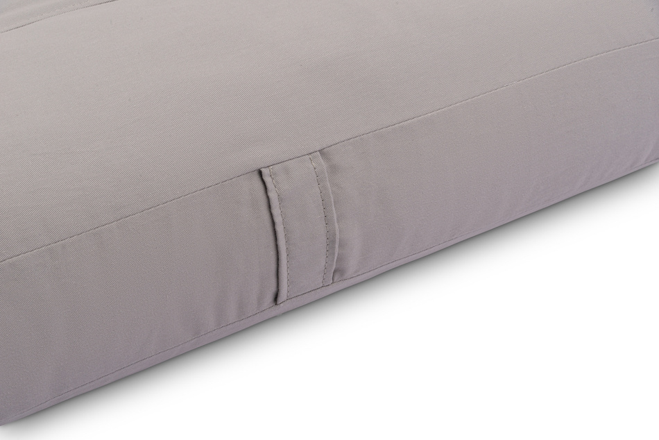 Materac 90x200 naturalny z lateksem - Futon Pascall Slim Duo Latex Szary