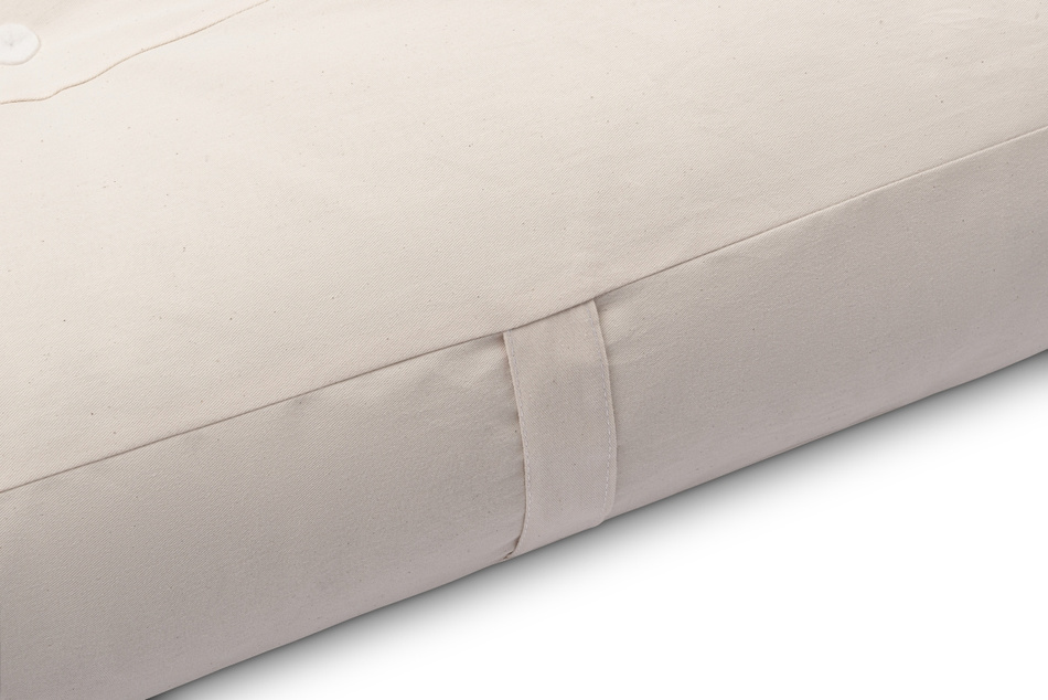 Materac 90x200 naturalny z lateksem - Futon Pascall Comfort Trio Latex Wool Ecru