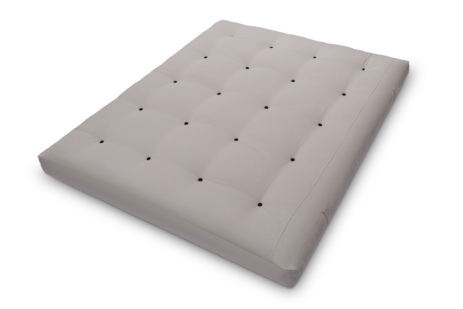 Materac 160x200 naturalny - Futon Pascall Medium Natural Szary