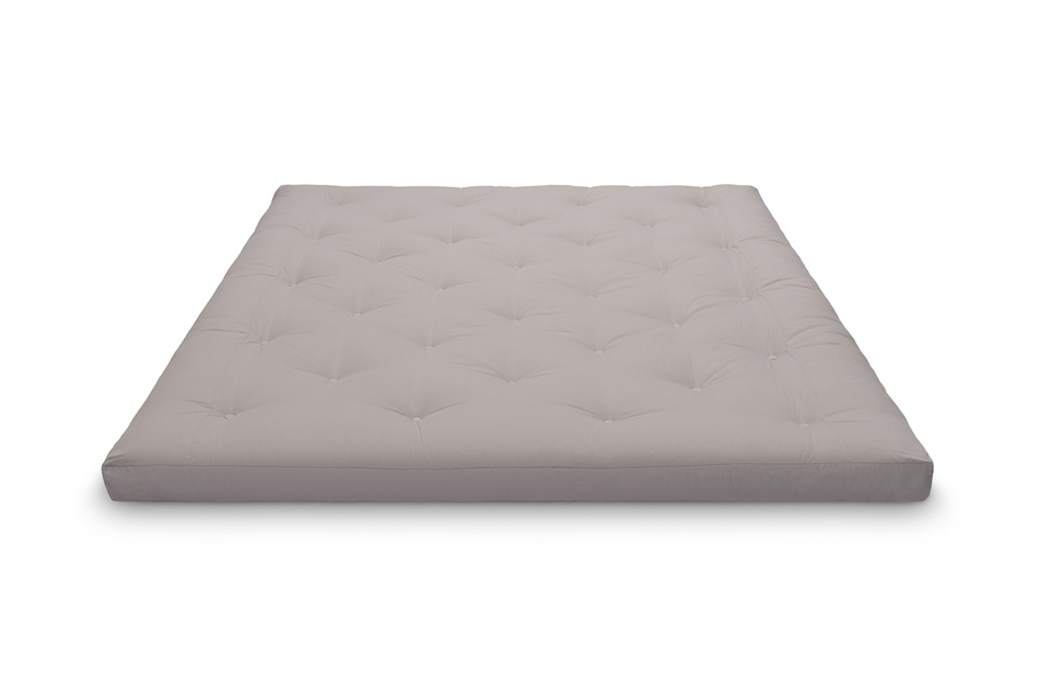 Materac 180x200 naturalny z lateksem - Futon Pascall Slim Duo Latex Szary