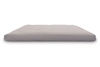 Materac 160x200 naturalny z lateksem - Futon Pascall Slim Duo Latex Szary