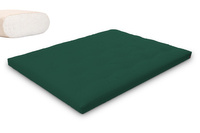 Materac 160x200 naturalny - Futon Pascall Slim Natural Butelkowa Zieleń