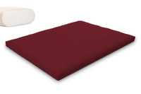 Materac 160x200 naturalny - Futon Pascall Slim Natural Bordowy