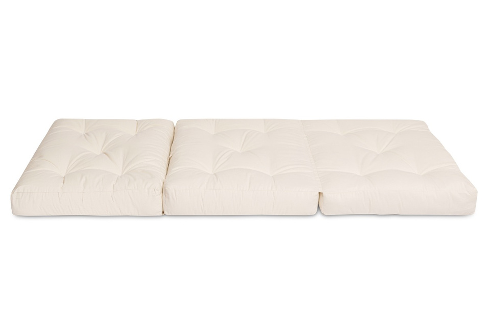Materac Składany 90x200 z lateksem - Futon Pascall Flex Latex Ecru