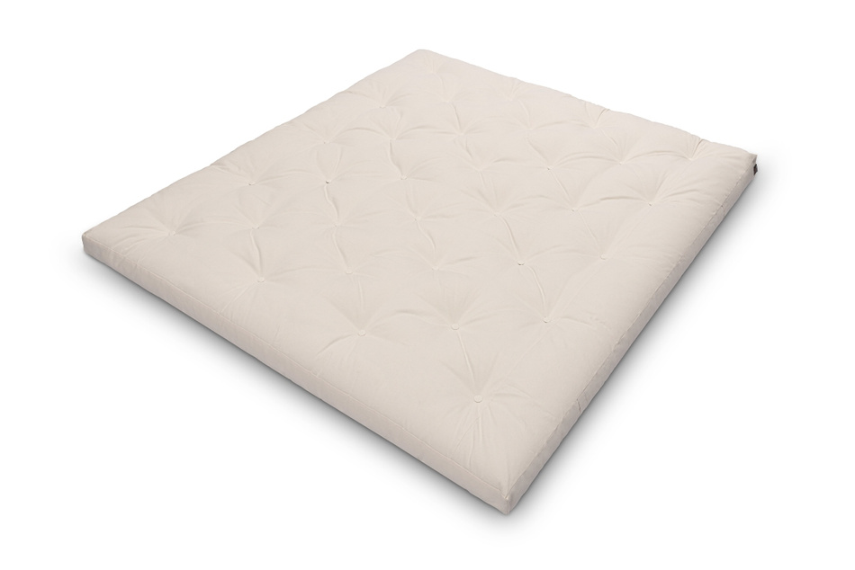 Materac 180x200 naturalny z lateksem - Futon Pascall Slim Latex Miodowy