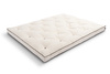 Materac 160x200 naturalny z lateksem - Futon Pascall Slim Duo Latex Kedro Ecru
