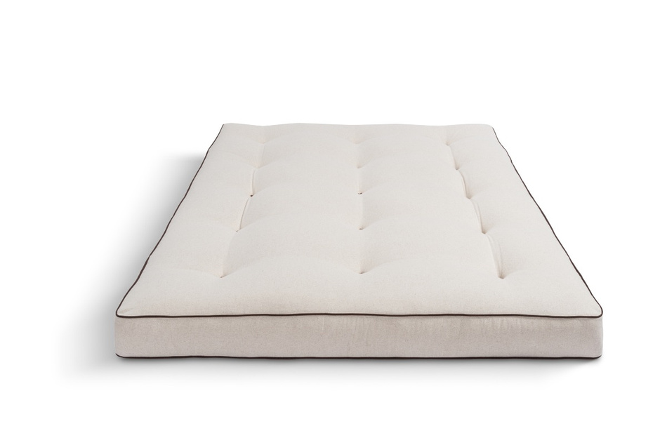 Materac 120x200 naturalny - Futon Pascall Medium Natural Kedro Len
