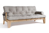 Sofa rozkładana 200 cm - Sakura - Pascall Futon Gołębi Popiel