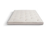 Materac 160x200 naturalny z lateksem - Futon Pascall Slim Duo Latex Kedro Len