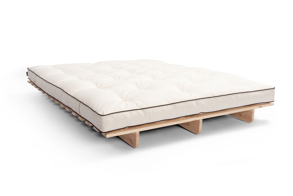 Sofa rozkładana 120x200 - Slim Exclusive Kedro Classic  - Pascall Futon Ecru