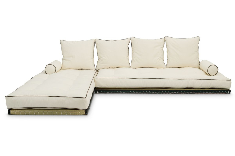 Narożnik Tatami Medium Coco Kedro 100x200 - Pascall Futon Ecru