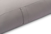Materac 90x200 naturalny z wełną, lateksem i 2x kokosem - Futon Pascall Comfort Wool Hard Szary