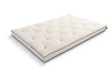 Materac 140x200 naturalny z lateksem - Futon Pascall Slim Duo Latex Kedro Ecru