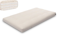 Materac 120x200 naturalny z lateksem - Futon Pascall Comfort Trio Latex Wool Ecru