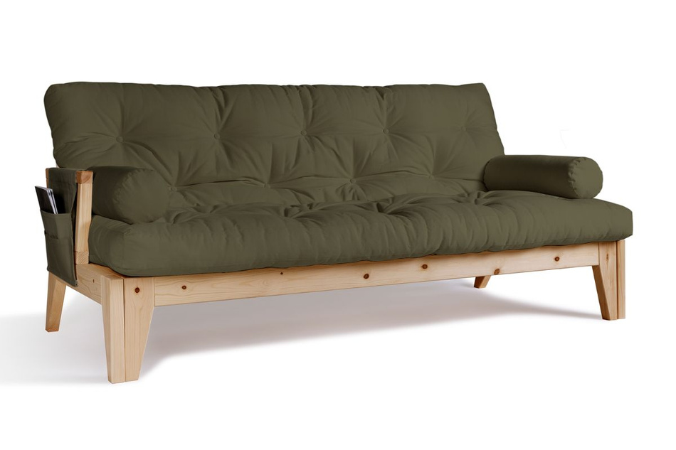 Sofa rozkładana 200 cm - Sakura - Pascall Futon Khaki
