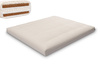 Materac 180x200 naturalny z wełną, lateksem i 2x kokosem - Futon Pascall Comfort Wool Hard Ecru
