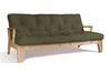 Sofa rozkładana 200 cm - Sakura - Pascall Futon Khaki