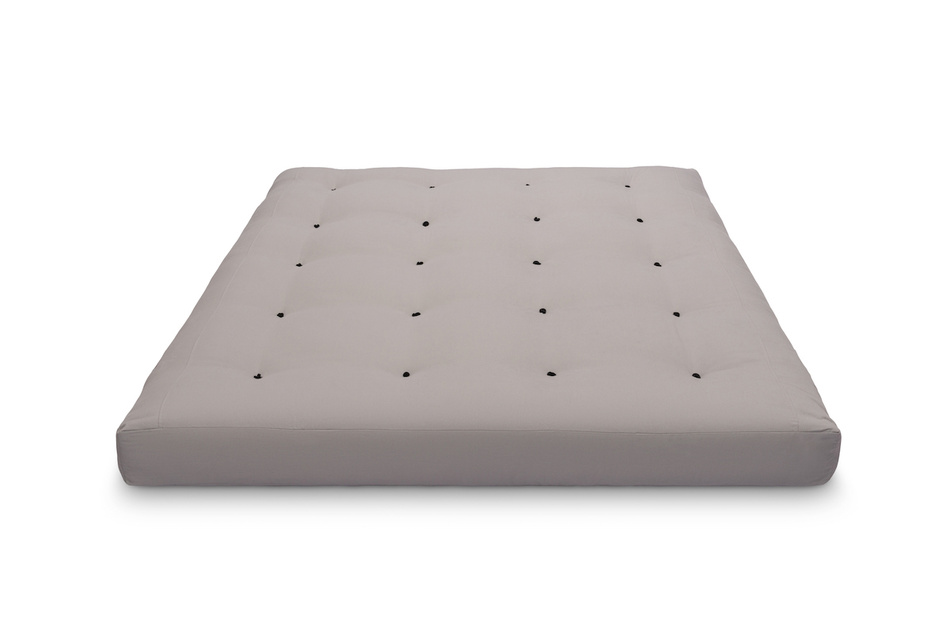 Materac 160x200 naturalny - Futon Pascall Medium Natural Szary