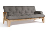 Sofa rozkładana 200 cm - Sakura - Pascall Futon Szary